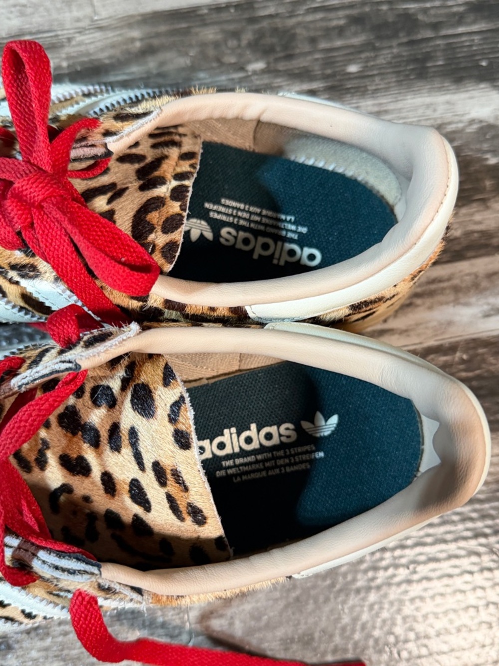 Adidas Leopard Print Handball Spezial Sneakers EUC - Picture 8 of 8